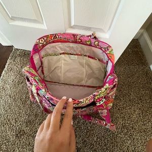 Originally a diaper bag, but was used as a teacher tote for 1 year